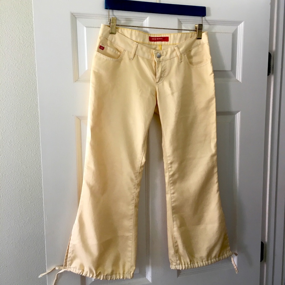 MISS SIXTY satin capris pants